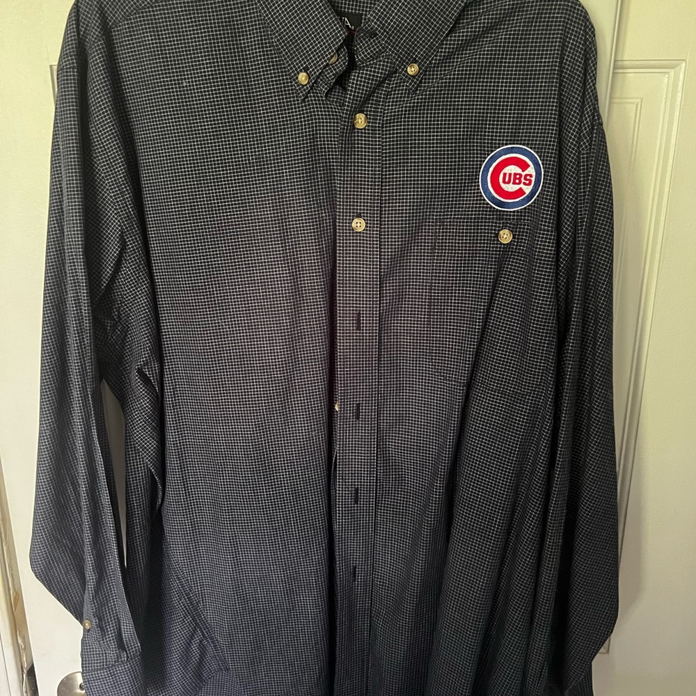 Antigua Black Casual Button Down Shirt